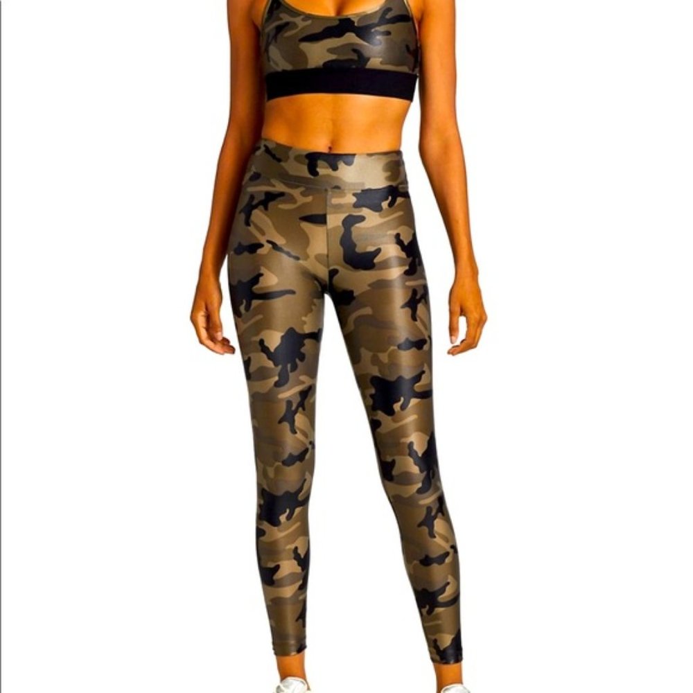 Koral Lustrous Camo High-Rise Leggings Size Small